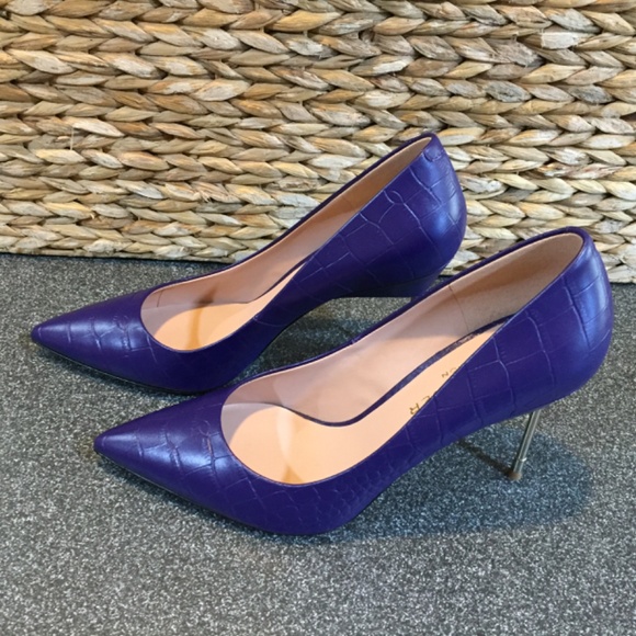 Kurt Geiger London Purple Stiletto Heels - Picture 5 of 13
